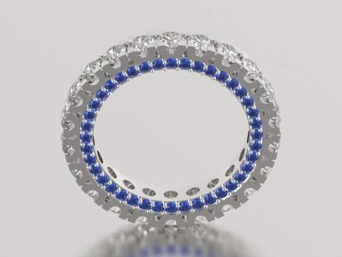 Sonsuzluk stl 3d yazdırılabilir takı Yüzük modeli rr0005 3D Baskı Modeli