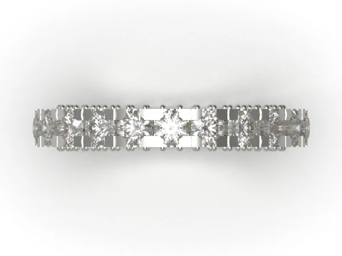 The Eternity stl 3d printable jewelry Ring model rr0005 3D Print Model