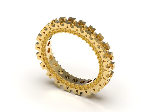 Sonsuzluk stl 3d yazdırılabilir takı Yüzük modeli rr0005 3D Baskı Modeli