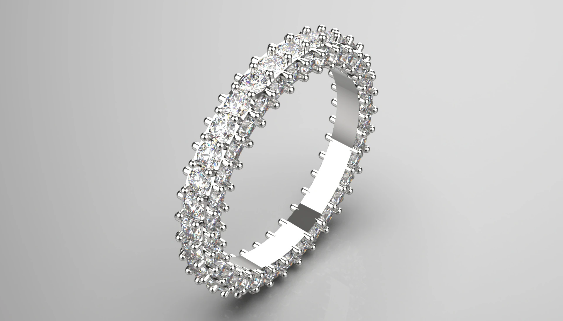 The Eternity stl 3d jewelry Ring model rr0030 3D Print Model .c4d .max .obj .3ds .fbx .stl .blend 