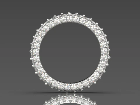 The Eternity stl 3d jewelry Ring model rr0030 3D Print Model