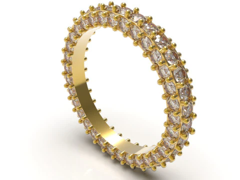 The Eternity stl 3d jewelry Ring model rr0030 3D Print Model