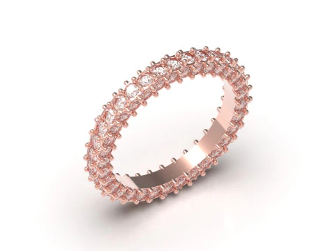 The Eternity stl 3d jewelry Ring model rr0030 3D Print Model
