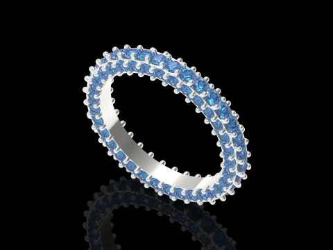 The Eternity stl 3d jewelry Ring model rr0030 3D Print Model