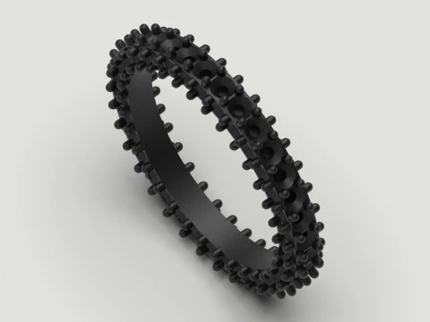 The Eternity stl 3d jewelry Ring model rr0030 3D Print Model