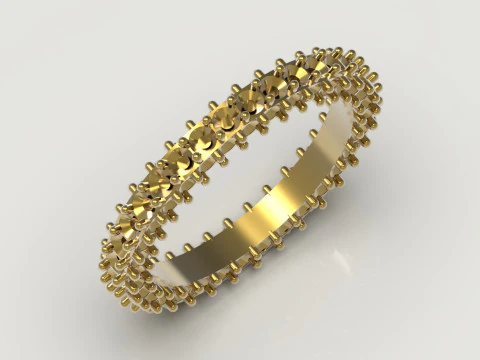 The Eternity stl 3d jewelry Ring model rr0030 3D Print Model