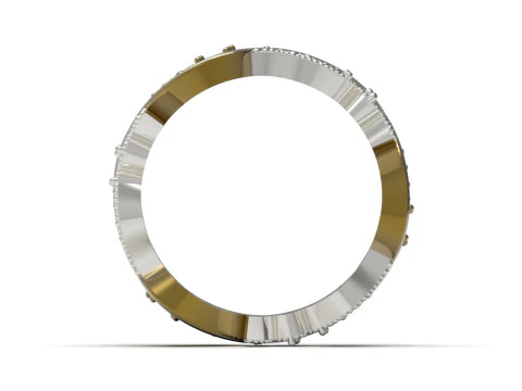 All Round Ring Design stl 3d модель ювелирных украшений rr0063 3D Принт Модель