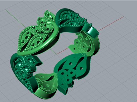 Gioielli All Round Ring Design stl 3d cad modello rr0063 Modello di stampa 3D