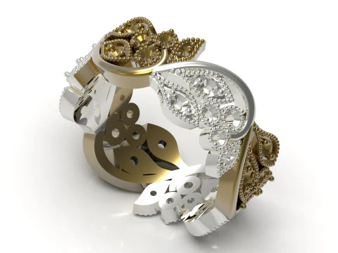 All Round Ring Design stl 3d модель ювелирных украшений rr0063 3D Принт Модель