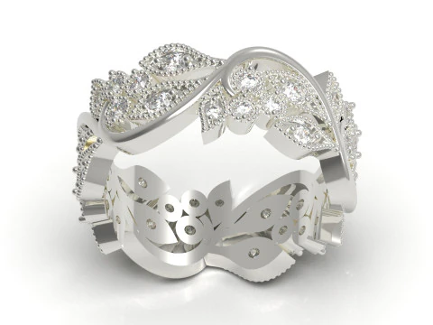 All Round Ring Design stl 3d модель ювелирных украшений rr0063 3D Принт Модель