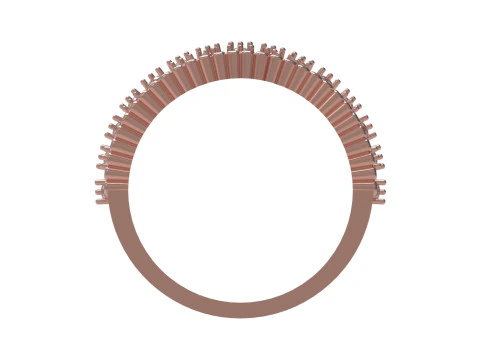 Женская ювелирная корона, дизайн CAD, модель кольца jr00311 3D Принт Модель