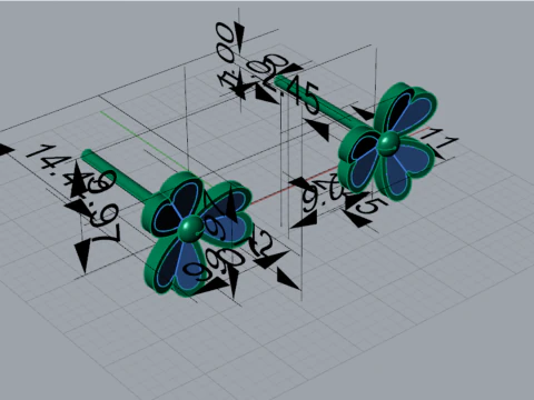 Minimalist STL file ready 3D printing casting ge0055 3D Print Model