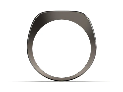 Modern Mens Sapphire Ring 3D Print mr0370 3D print model 3D Print Model