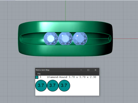 Modern Mens Sapphire Ring 3D Print mr0370 3D print model 3D Print Model