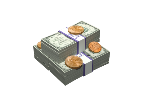 Nakit ve madeni paralar 3D Model