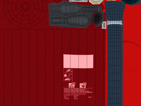 Feuerlöscher 3D Modell