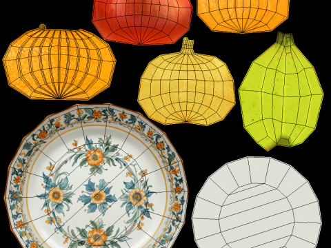 FruitDish 3D Model