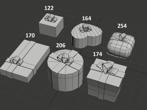 Coffrets cadeaux Modèle 3D
