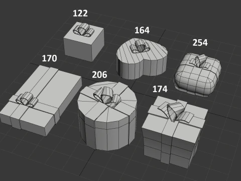 Scatole regalo Modello 3D