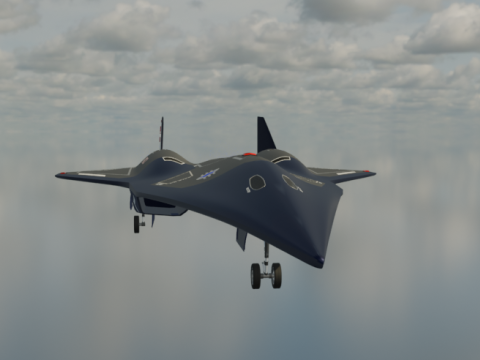 Гіперзвуковий літак-розвідник SR-72 3D Модель