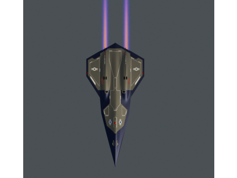 Гіперзвуковий літак-розвідник SR-72 3D Модель