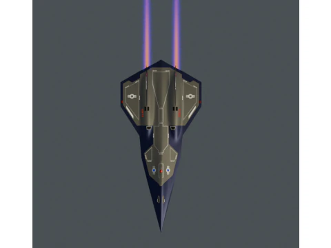 SR-72 Hypersonic Reconnaissance Aircraft 3D Model