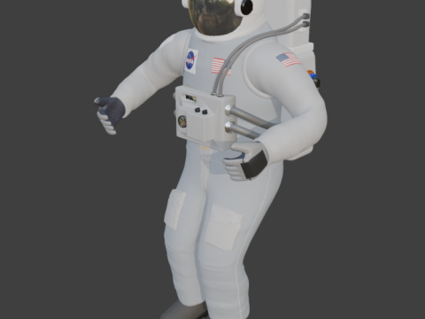 Реалістичний скафандр 3D Модель