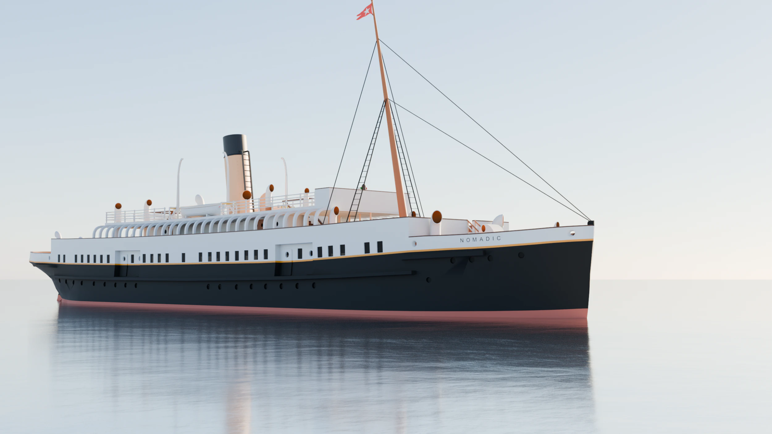 SS Nomadic 3D Model .c4d .max .obj .3ds .fbx .stl .blend 