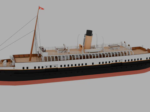 SS Nomadic 3D Model