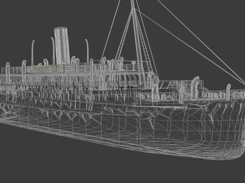SS Nomadic 3D Model