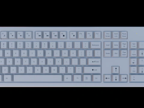 Teclado Modelo 3D