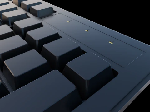 Teclado Modelo 3D