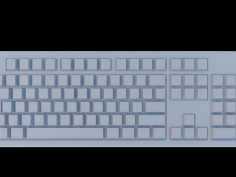 Klawiatura Model 3D