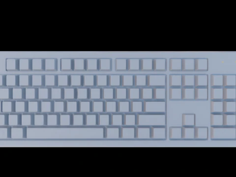 Teclado Modelo 3D