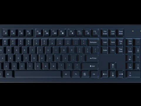 Teclado Modelo 3D