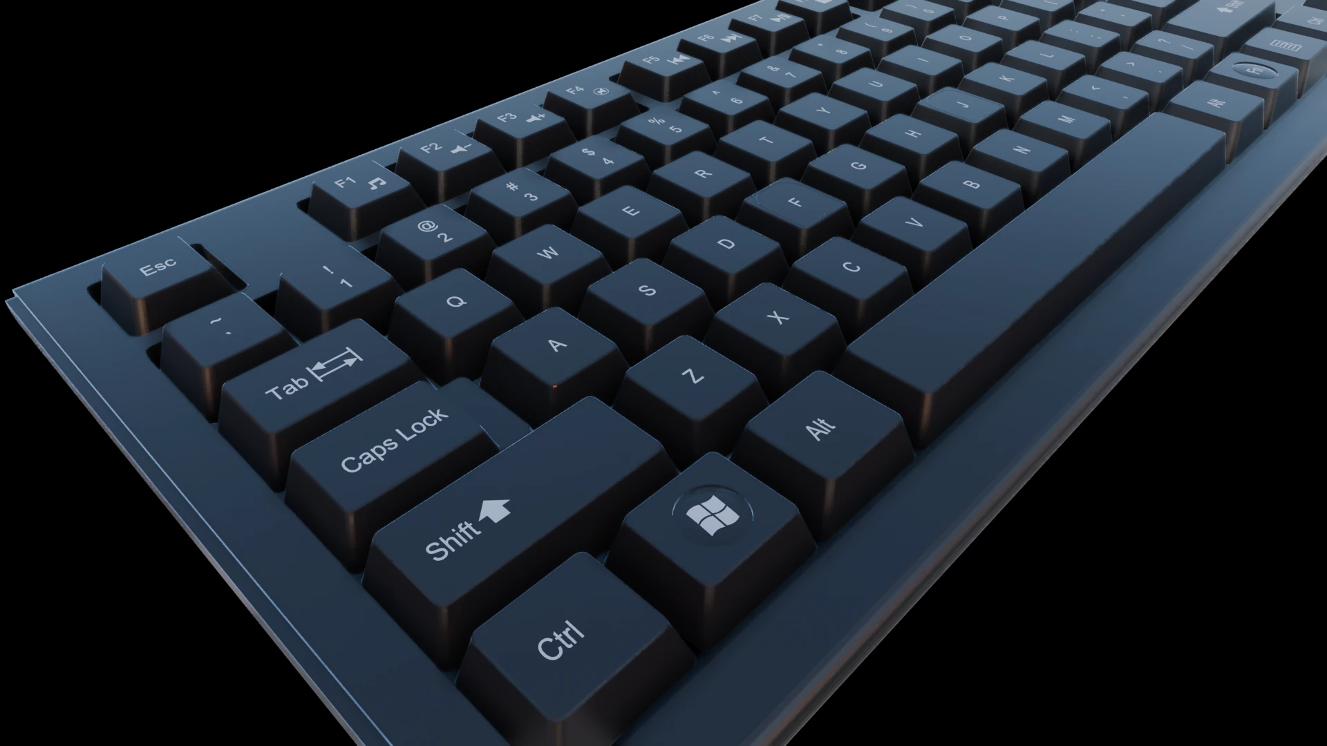Teclado Modelo 3D .c4d .max .obj .3ds .fbx .stl .blend 