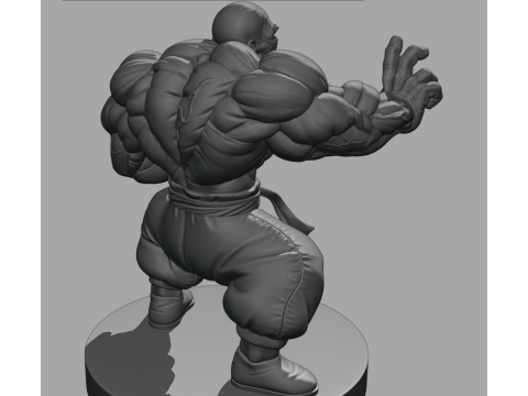 Meister Roshi mit voller Kraft 3D Modell