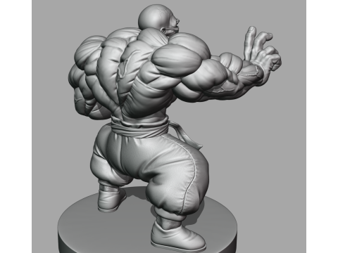 Meister Roshi mit voller Kraft 3D Modell
