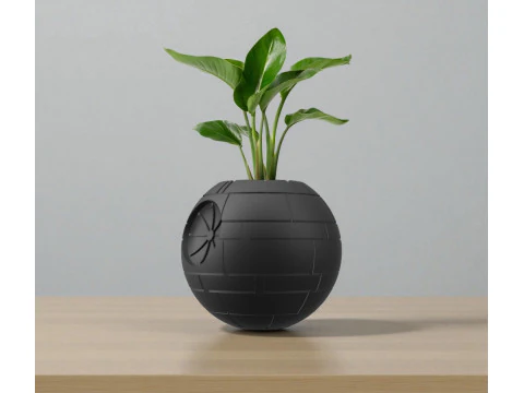 Star Wars Death Star plant pot 3D Print Model