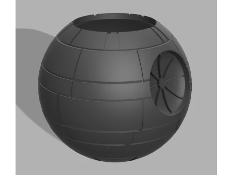 Star Wars Death Star plant pot 3D Print Model