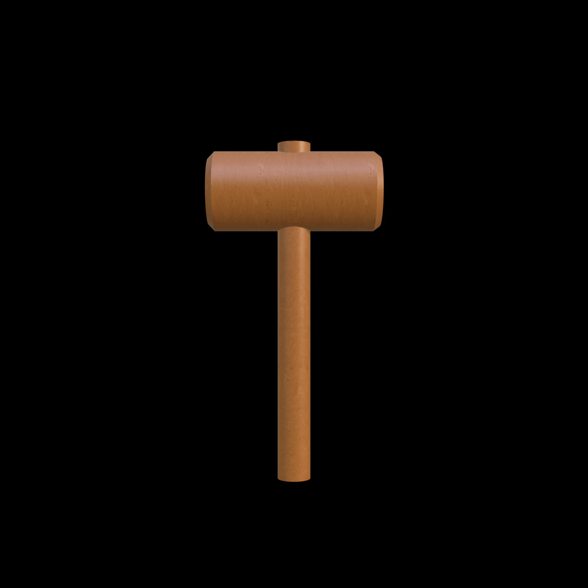 Wooden Hammer Series 01 PBR 4K 3D Model .c4d .max .obj .3ds .fbx .stl .blend 