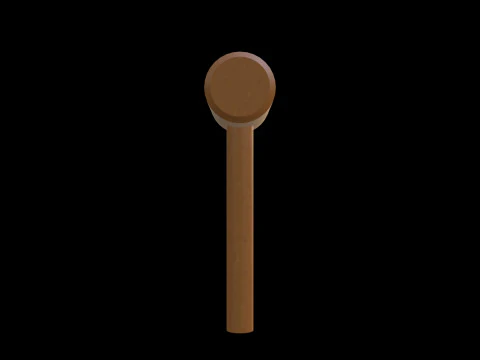 Wooden Hammer Series 01 PBR 4K 3D Model