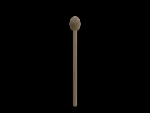 Wooden Hammer Series 04 PBR 4K 3D Model