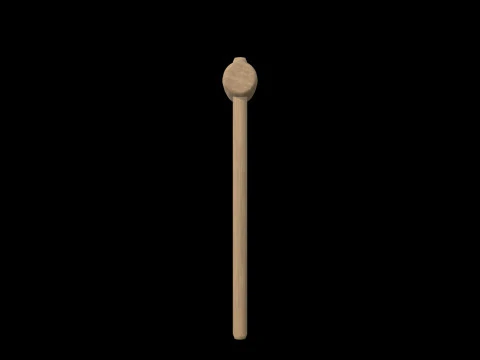 Wooden Hammer Series 04 PBR 4K 3D Model