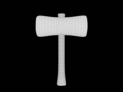 Seria młotów 02 PBR 4K Model 3D