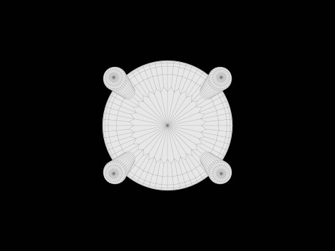 Stylized Soft-Edge Chair Cute Minimalist 3D Model