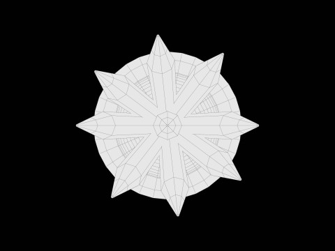 Stilisierte Farbstifte im Becher, süß minimalistisch 3D Modell