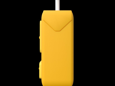 Stylized Mini Cupboard with Straw Cute Cartoon 3D Model