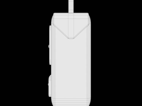 Stylized Mini Cupboard with Straw Cute Cartoon 3D Model