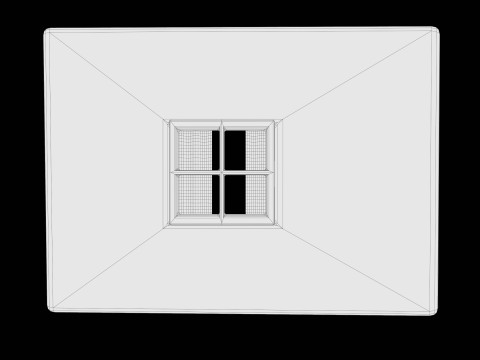 Linda habitación isométrica para niños con escena interior estilizada en 3D Modelo 3D